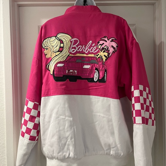 NWT Barbie Checkered Racing Jacket - Picture 2 of 2